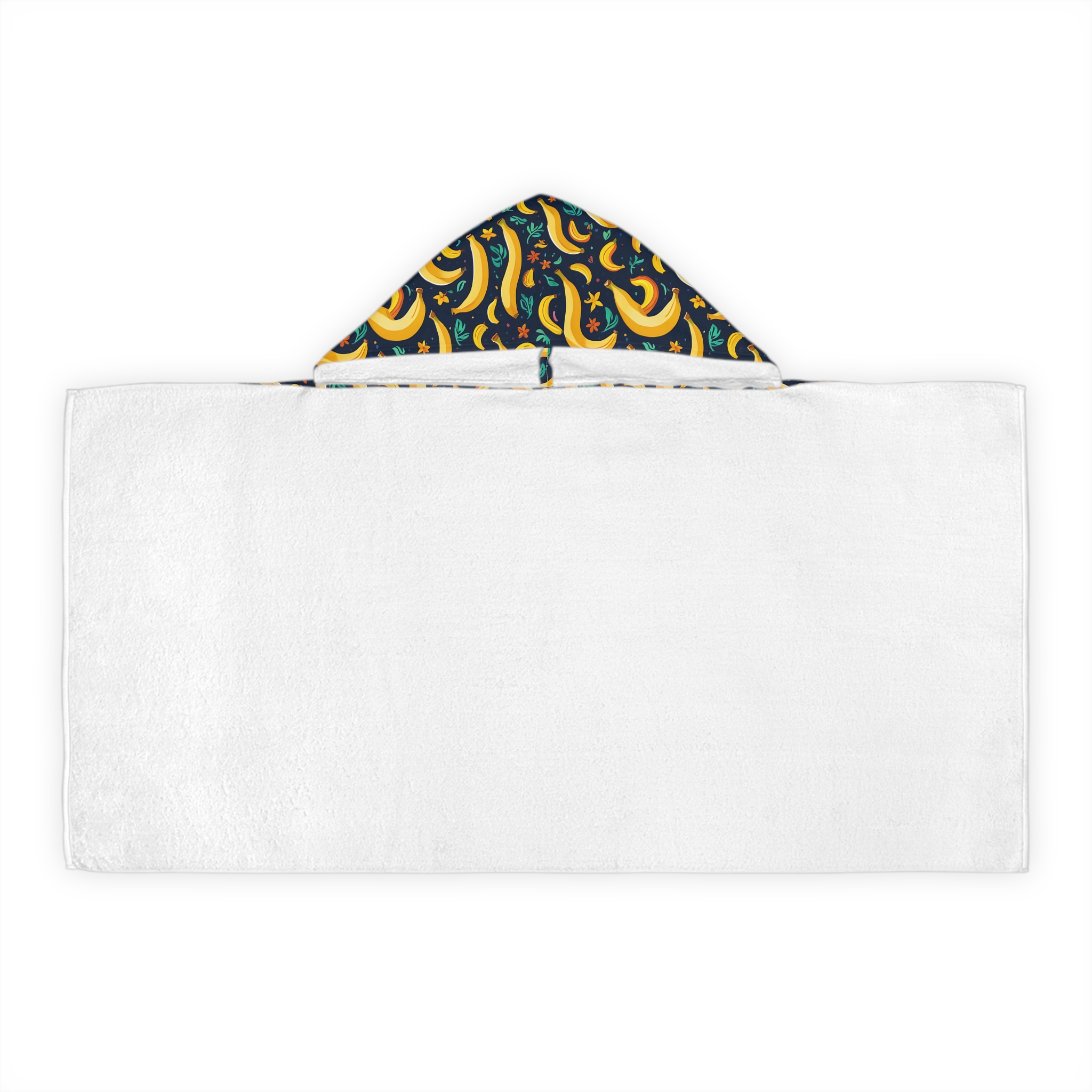 Navy Fun Banana Hooded Towel – Perfect for Swimming, Bath Time, and Playtime! - Image 2