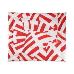 Red Stripe Comforter