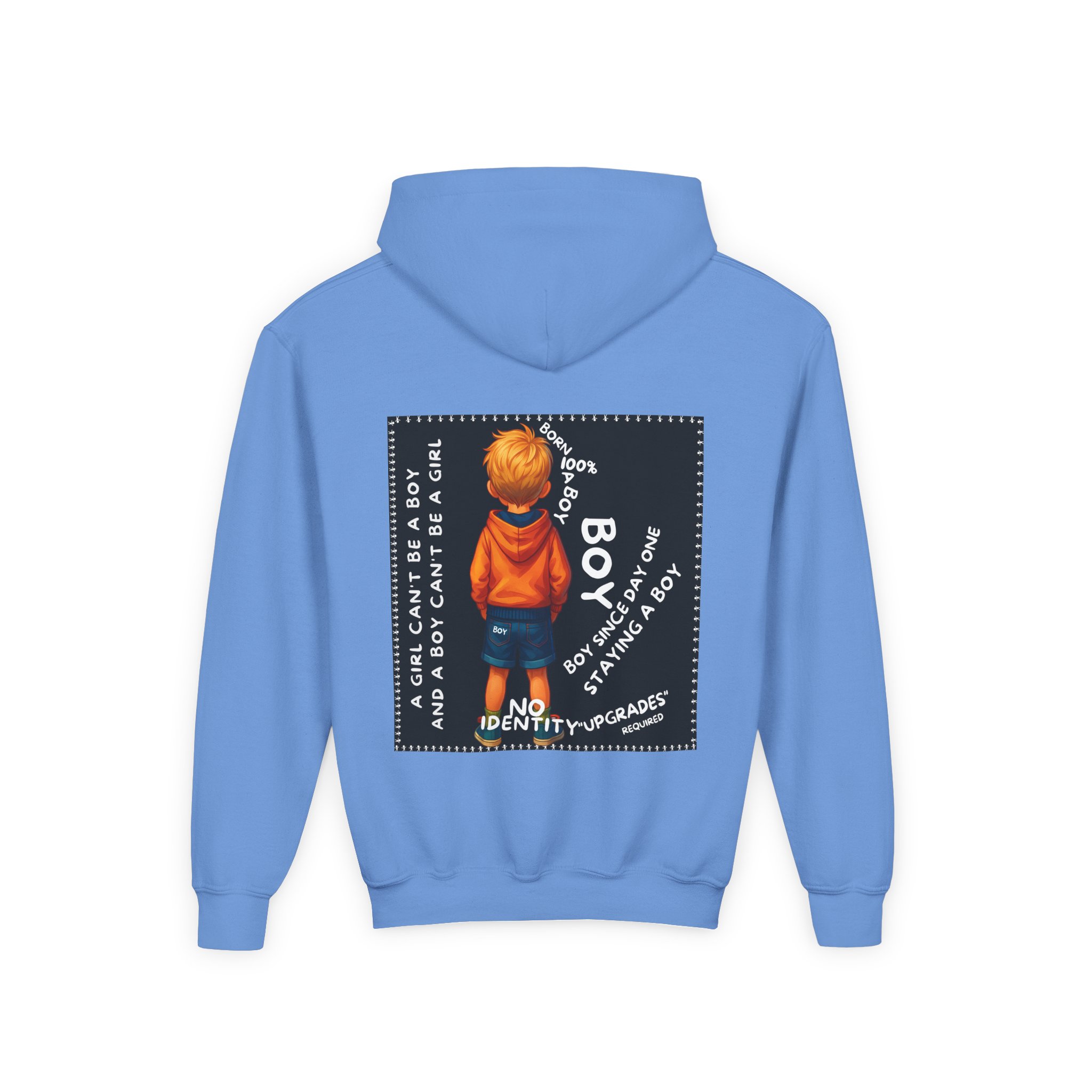 Boy Kids Hoodie - Sweatshirt, Boy is not a Girl - Image 20