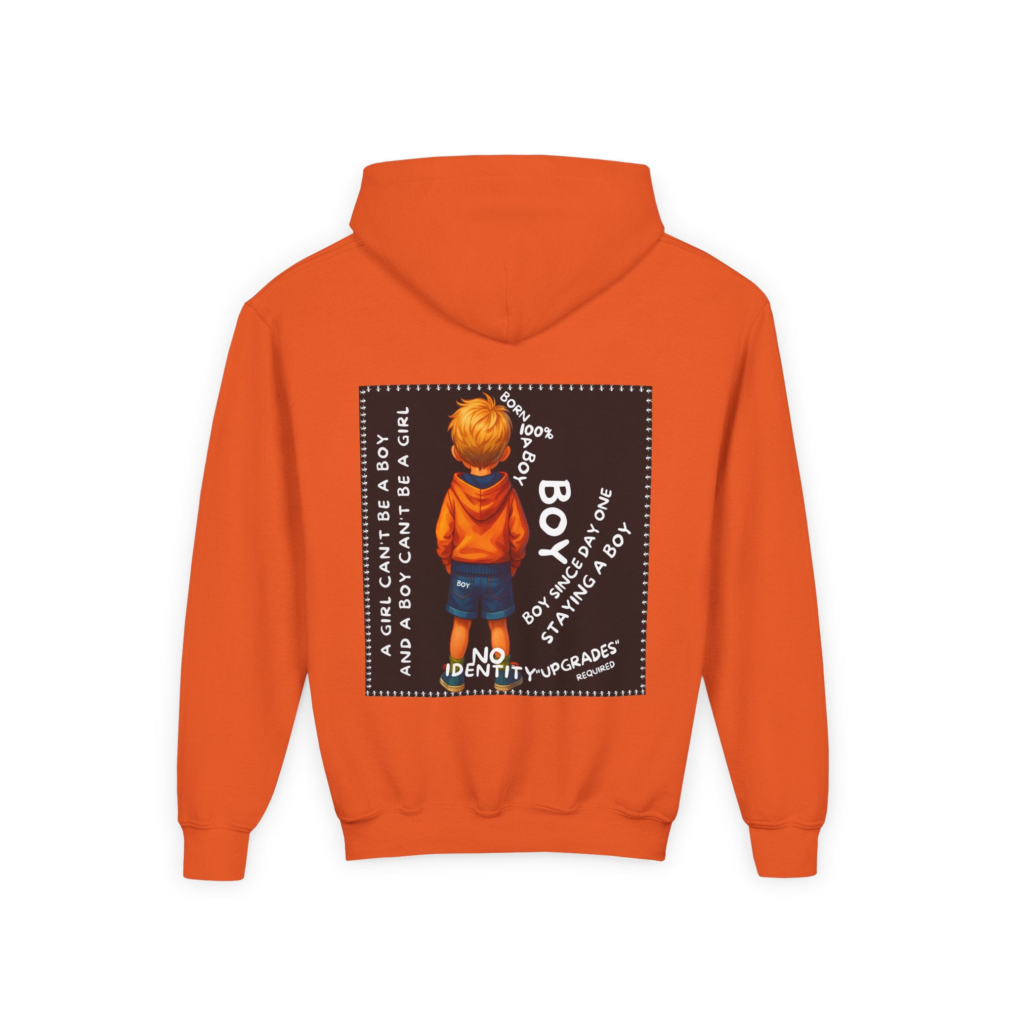 Boy Kids Hoodie - Sweatshirt, Boy is not a Girl - Image 10