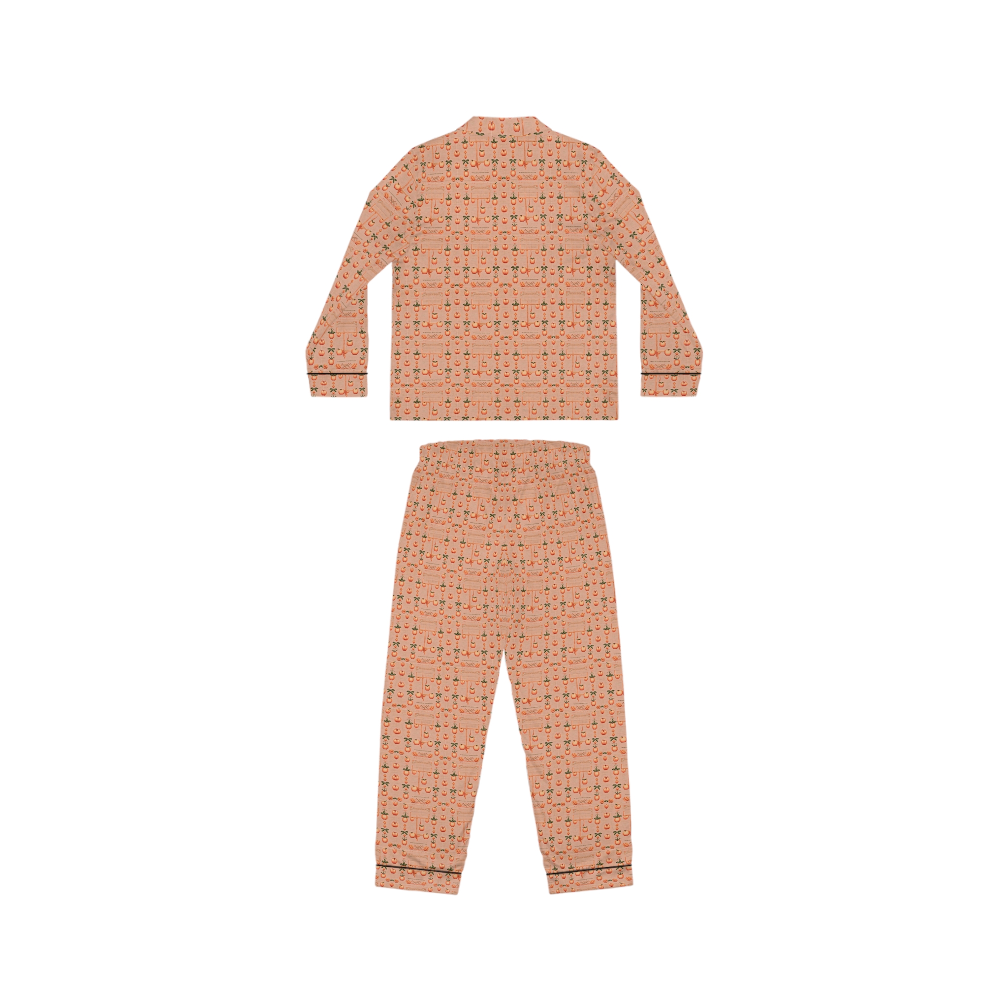 Peaches Women's Satin Pajamas (HLPJ0077) - Image 2