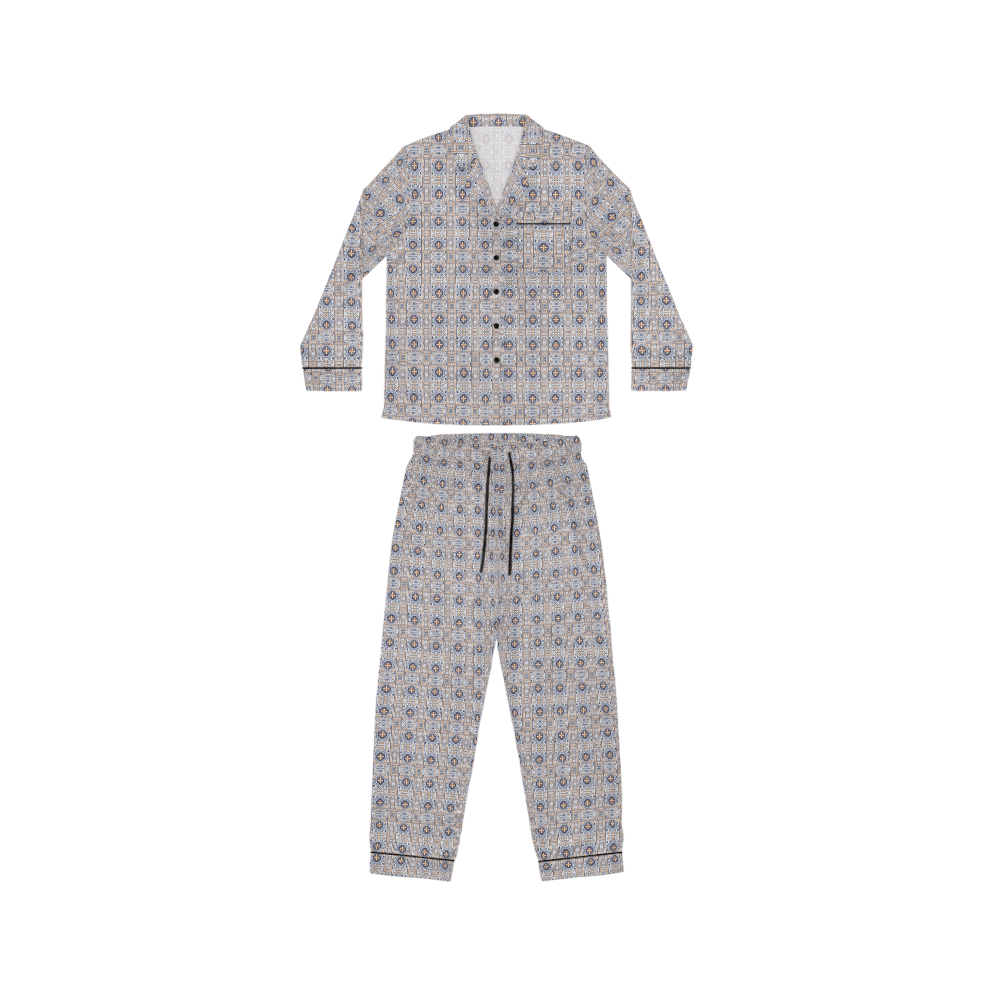 Nights Women's Satin Pajamas (HLPJ0075)