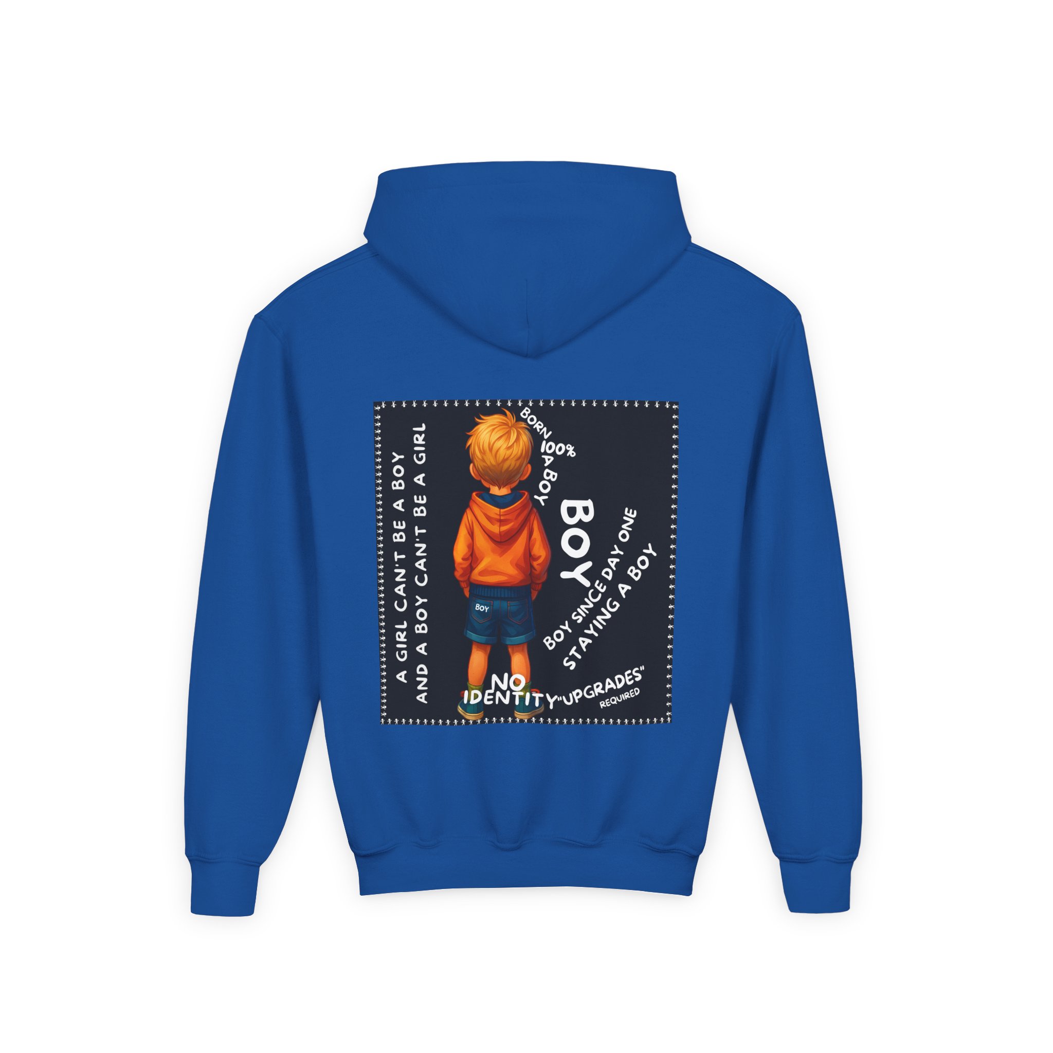 Boy Kids Hoodie - Sweatshirt, Boy is not a Girl - Image 22