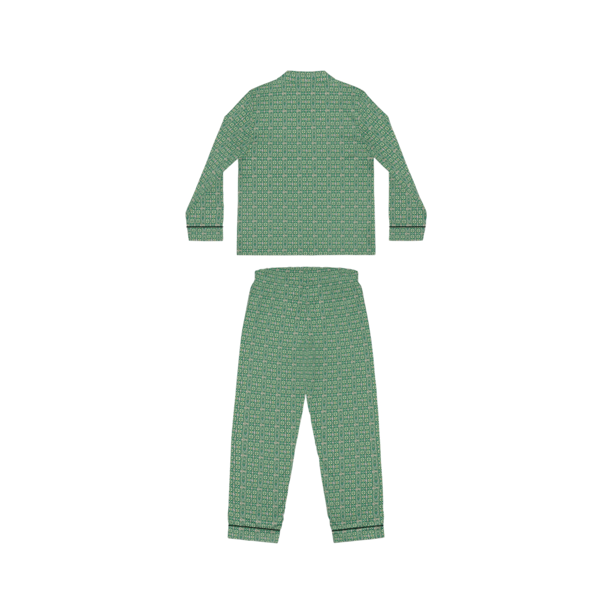Emerald Women's Satin Pajamas (HLPJ0089) - Image 2