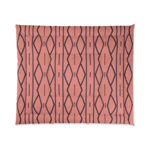 Pink and Navy Pattern Comforter (HLC0003)