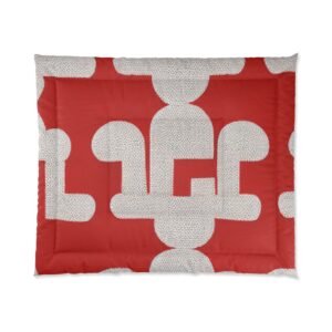 Large Red Pattern Comforter (HLC0026)