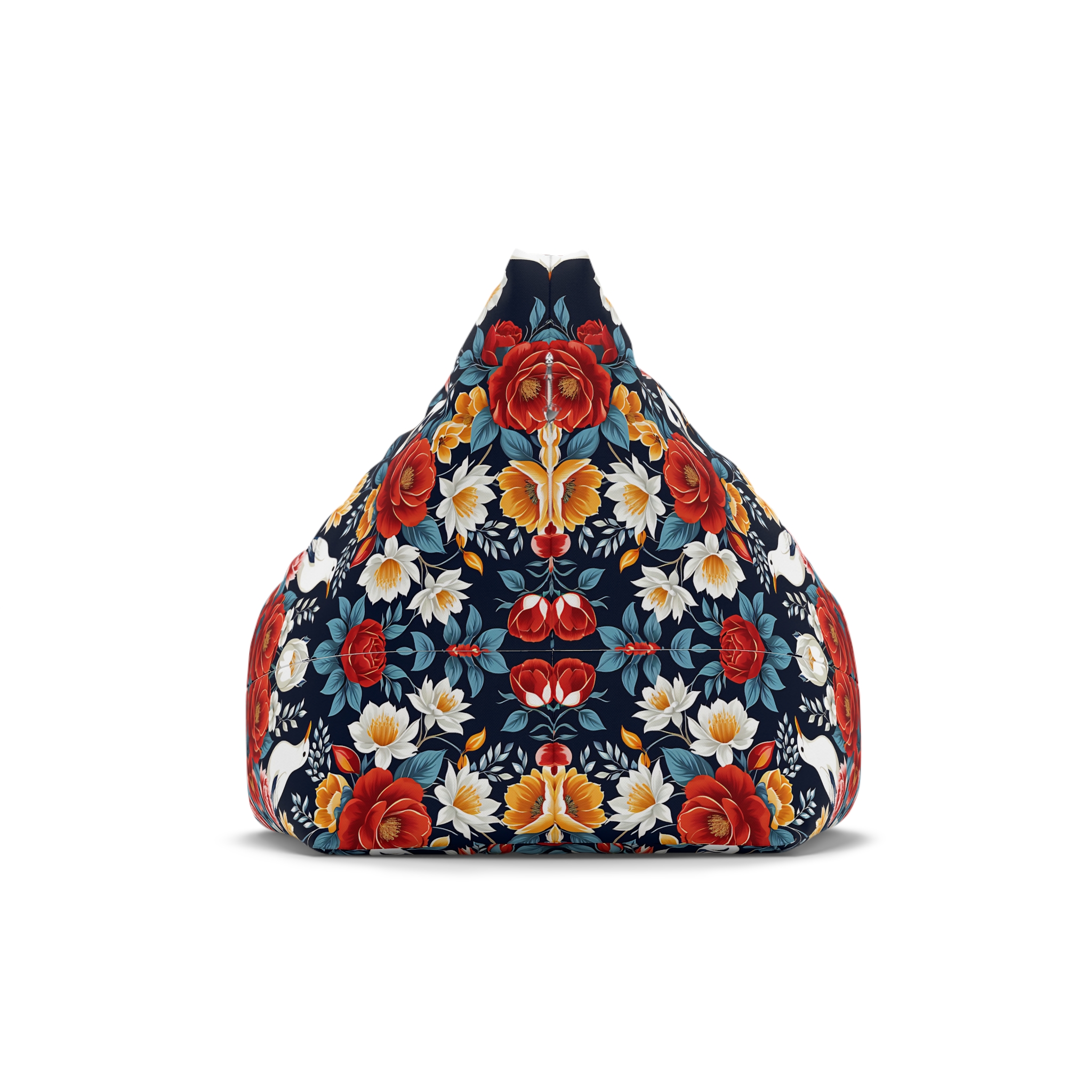 Floral Burst Bean Bag Chair Cover (HLBBC0005 - Image 2