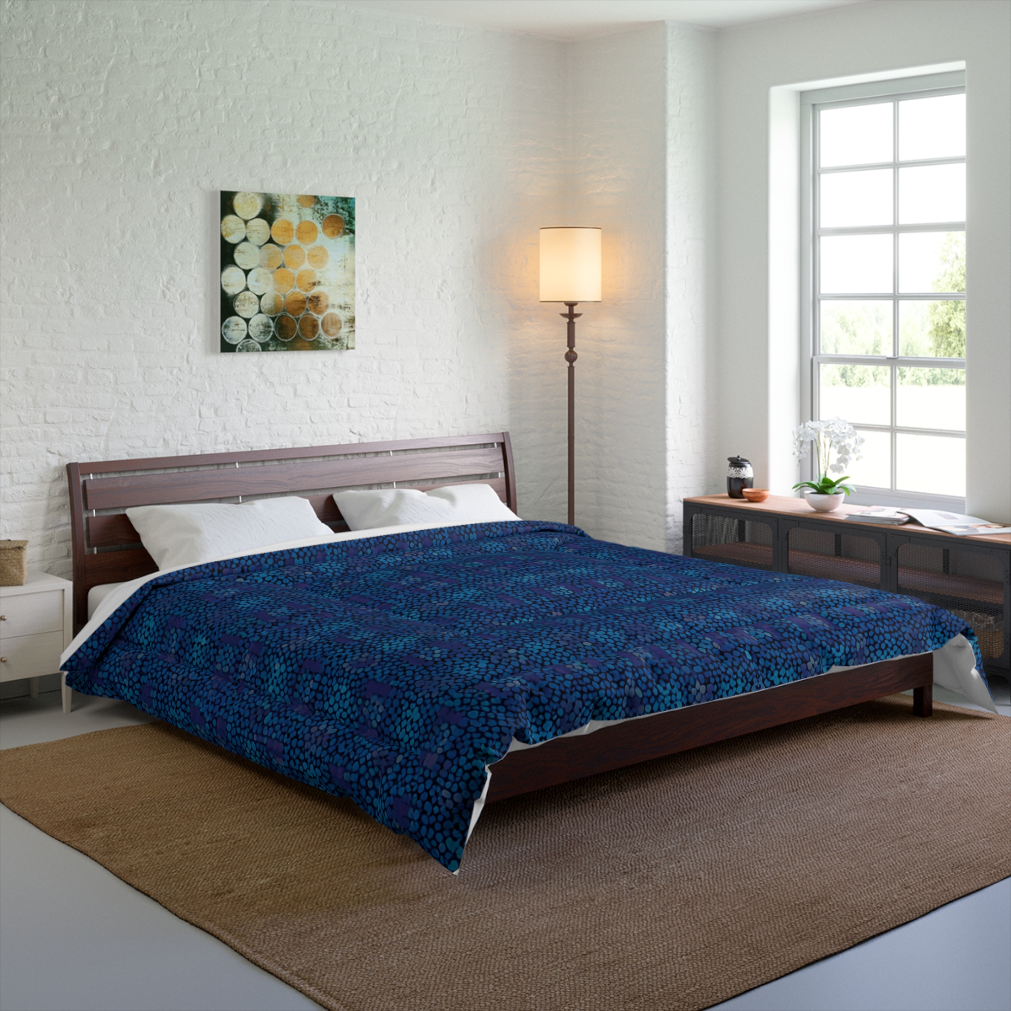 Lux Blue Comforter (HLC0033) - Image 2