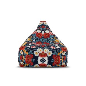 Floral Burst Bean Bag Chair Cover (HLBBC0005