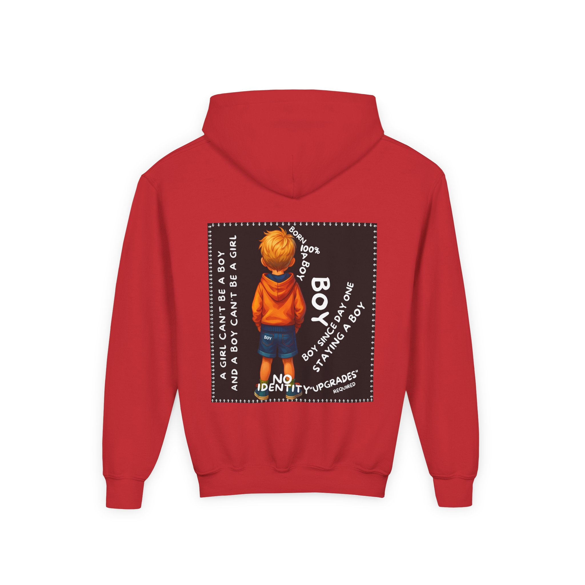 Boy Kids Hoodie - Sweatshirt, Boy is not a Girl - Image 32