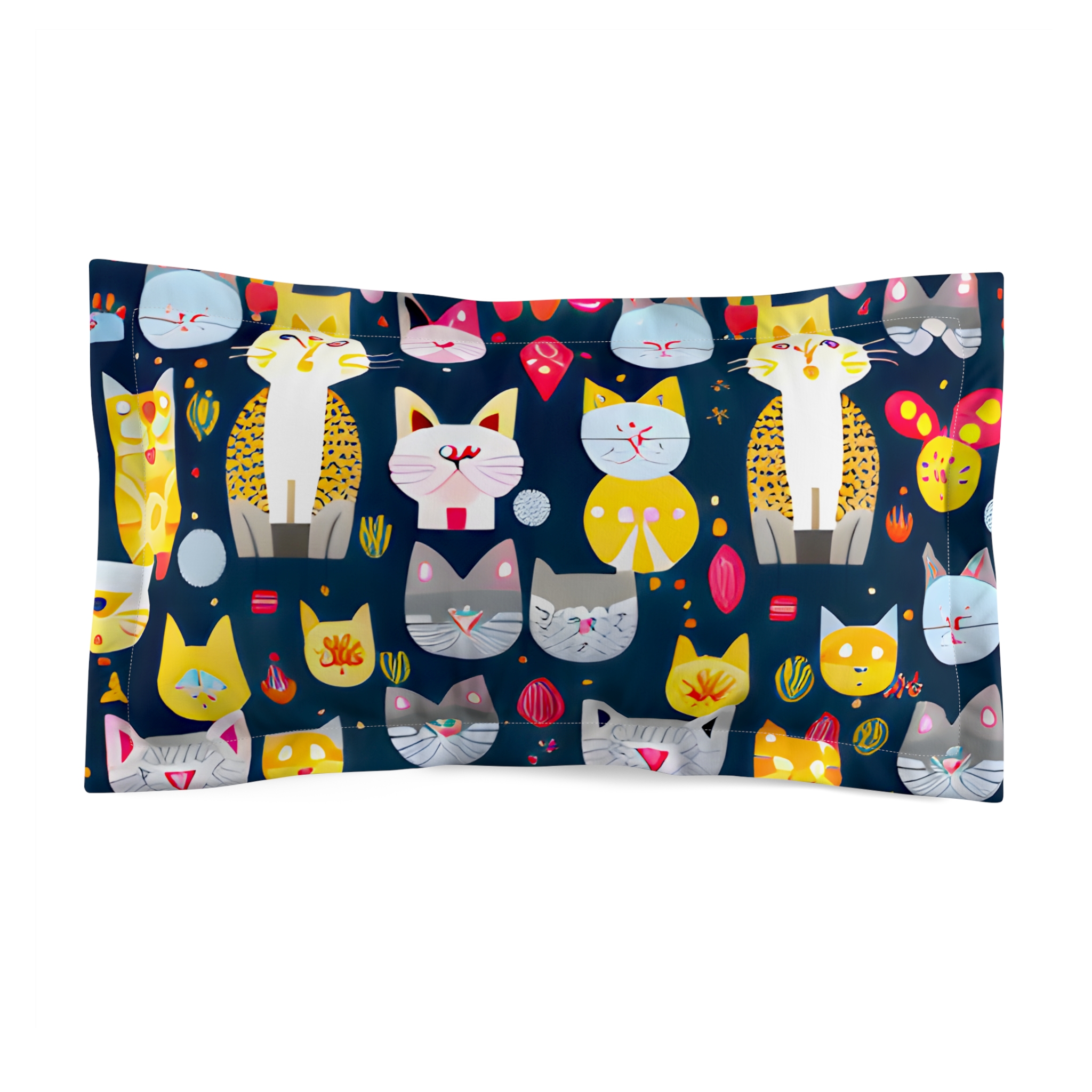 Cats Microfiber Pillow Sham (HPS0085)