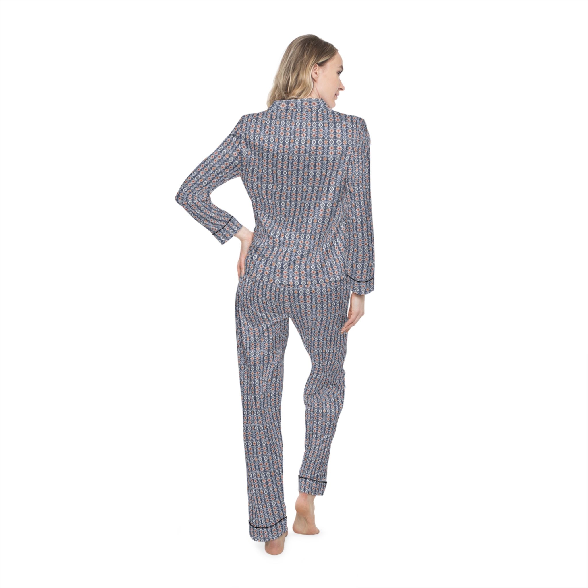 Comfort Women's Satin Pajamas (HLPJ0079) - Image 4