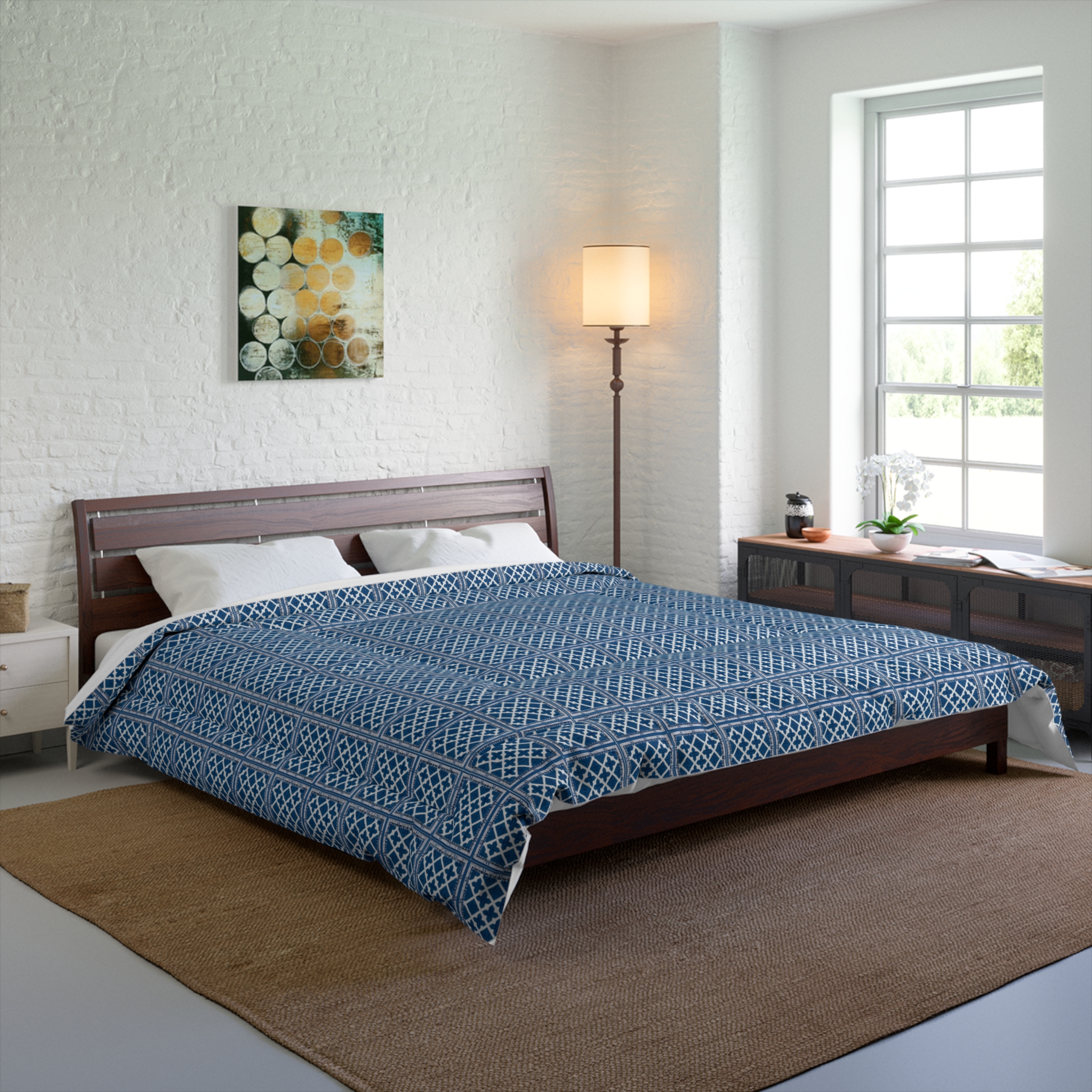 Blue blocks Comforter (HLC0049) - Image 2