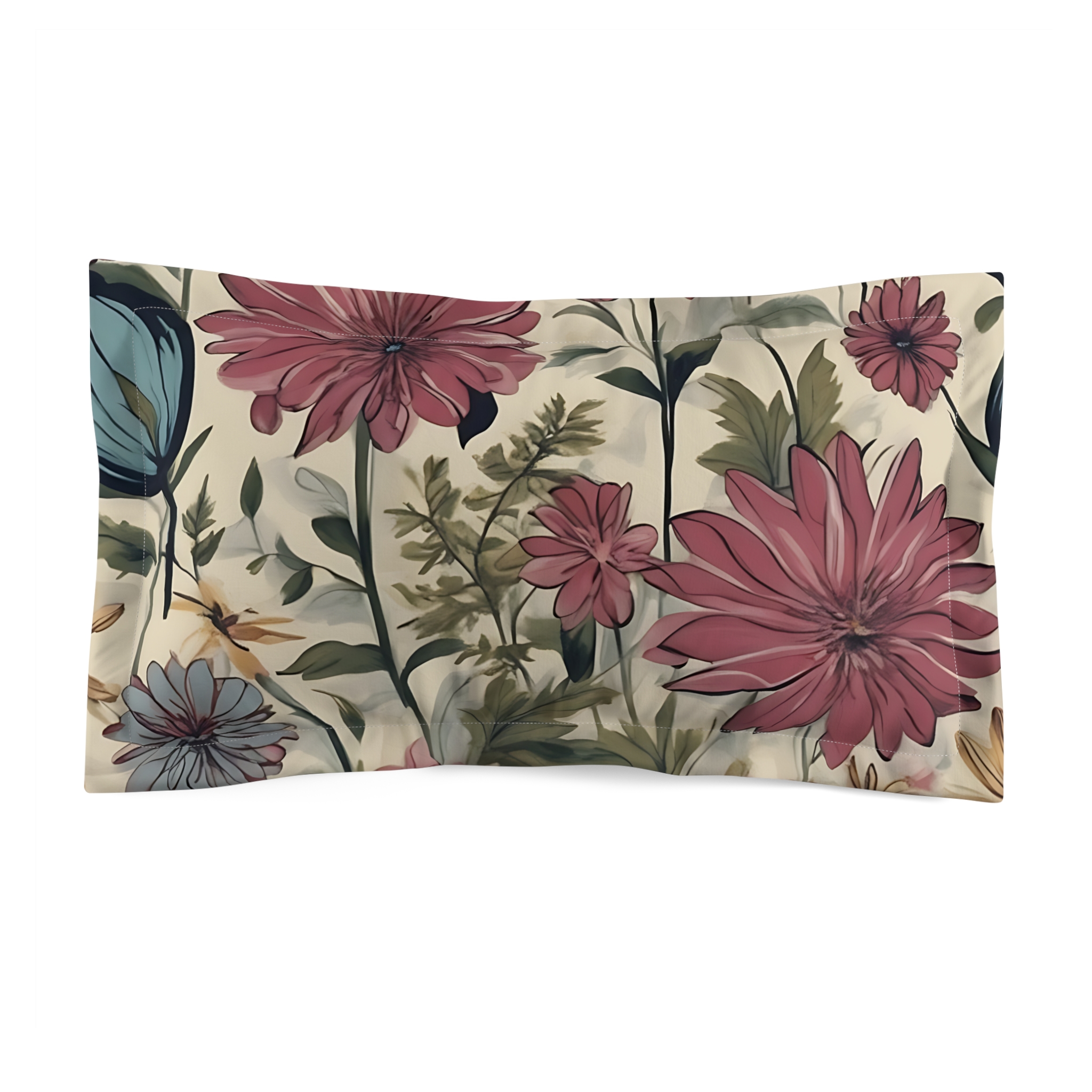 Floral Sweet Microfiber Pillow Sham (HLPS0072)