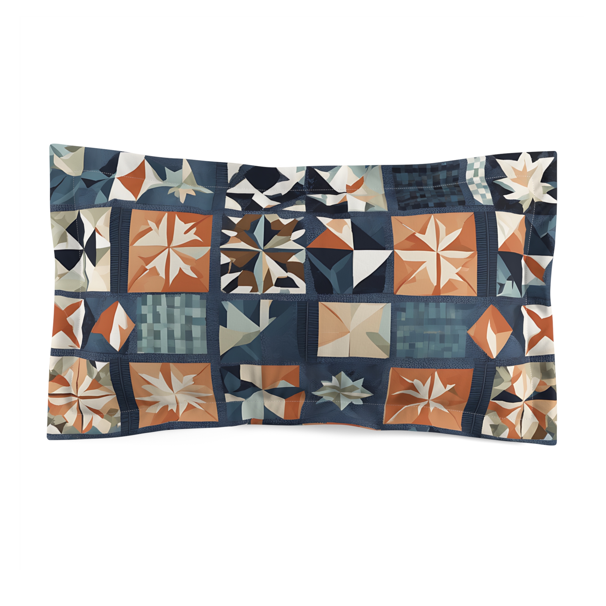 Blocks Microfiber Pillow Sham (HLPS0059)