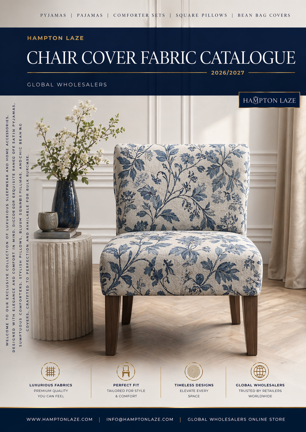 Hampton Laze Chair Fabrics Catalogue