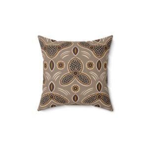 Shwesh Spun Polyester Square Pillow (HLSQ0046)